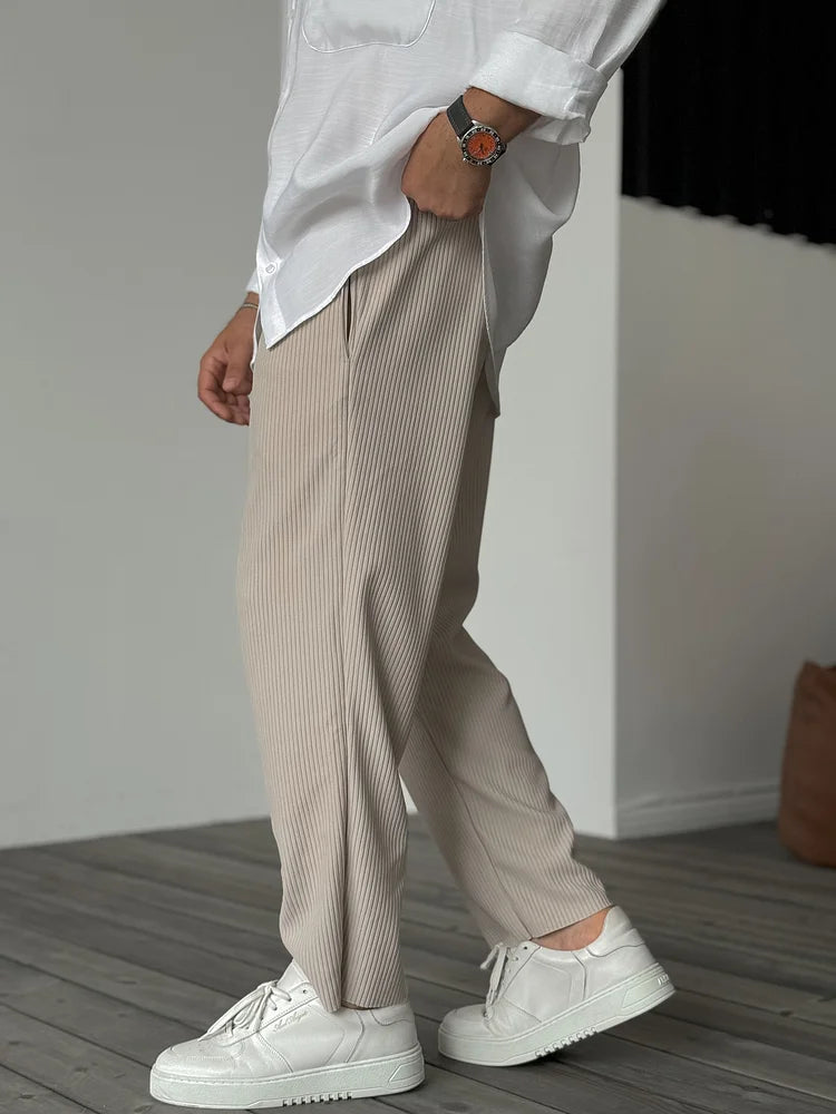 Cropped drawstring trousers(Buy 2 Free Shipping)