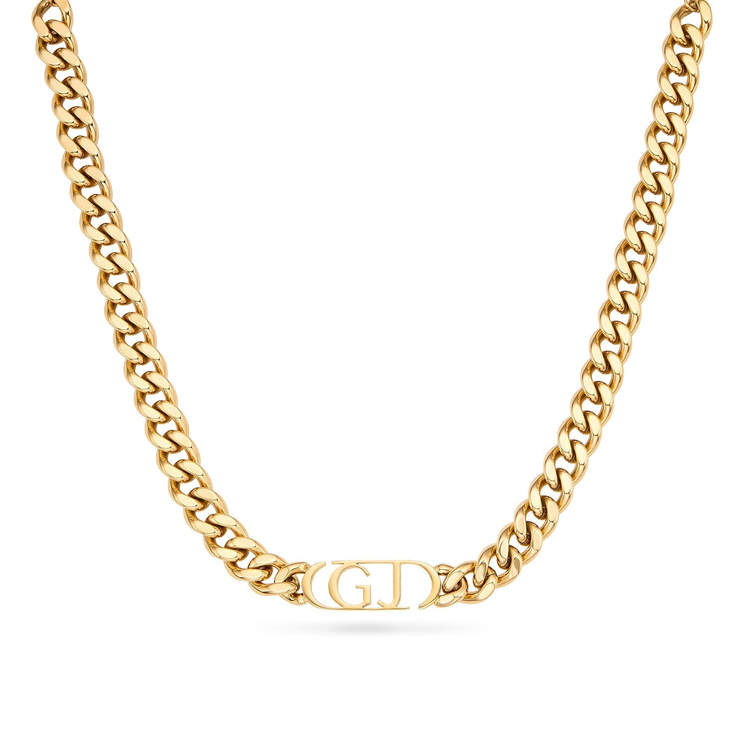 Chunky Initial Choker (Gold)