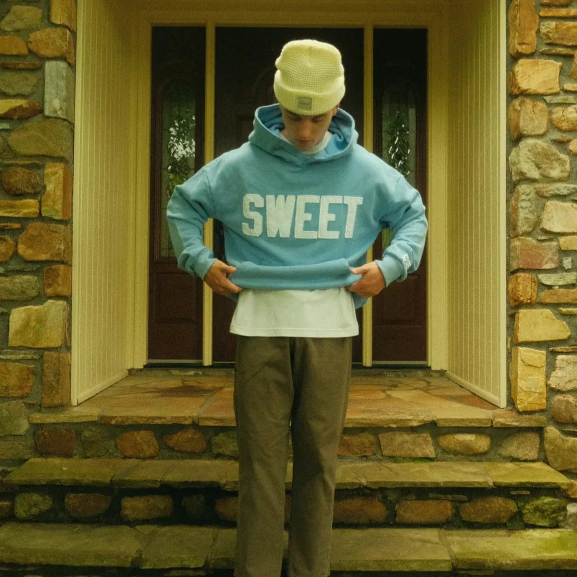 Viral Sweet Hoodie Shop Monterra Light Blue S