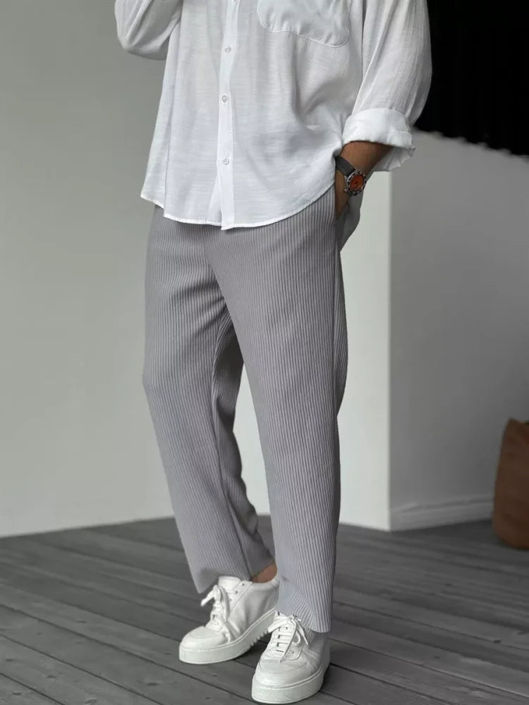 Cropped drawstring trousers(Buy 2 Free Shipping)