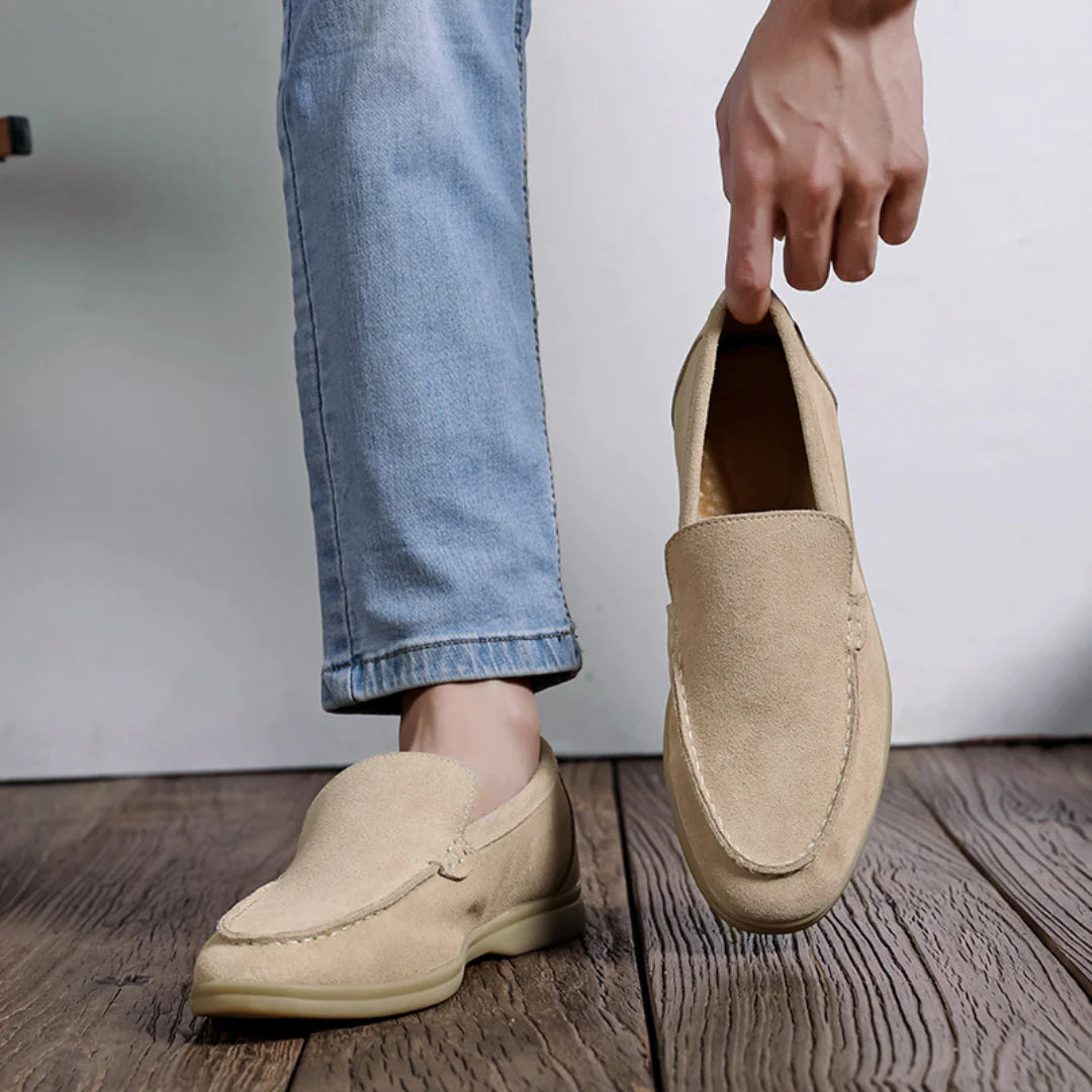 Old Money Premium Suede Loafers Shop Monterra