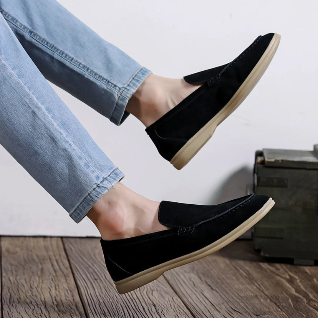Old Money Premium Suede Loafers Shop Monterra